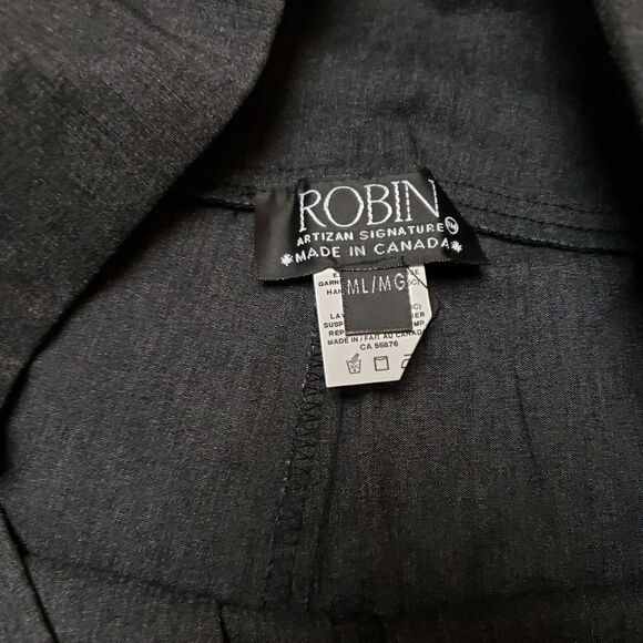 ARTIZAN Robin Barre slim pull on pants made in Canada size M/L - Picture 6 of 12